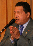 PRESINDETE CHAVEZ ALERTA SOBRE TRAMPAS EN REFERENDUM.